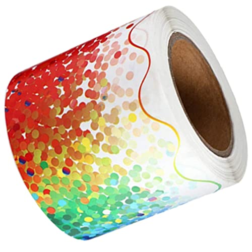 jojofuny 1Rolle Wellenrand Aufkleber für Dekorative Randverkleidung Selbstklebend Wasserdichtes Material für Schul und Bürodekoration Farbenfrohes Design für Kreative jojofuny 1Rolle Wellenrand Aufkleber für Dekorative Randverkleidung Selbstklebend Wasserdichtes Material für Schul und Bürodekoration Farbenfrohes Design für Kreative von jojofuny