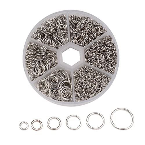 jojofuny 1Satz DIY Schmuckzubehör mit Eisen Ringe für Schmuckherstellung Armbänder Schlüsselanhänger Praktische jojofuny 1Satz DIY Schmuckzubehör mit Eisen Ringe für Schmuckherstellung Armbänder Schlüsselanhänger Praktische von jojofuny