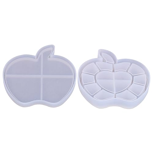 jojofuny 1Satz DIY Silikonform für Aufbewahrungsboxen Apfel Design mit Gießform für für Bastelprojekte und Kunsthandwerk Leicht zu Reinigen jojofuny 1Satz DIY Silikonform für Aufbewahrungsboxen Apfel Design mit Gießform für für Bastelprojekte und Kunsthandwerk Leicht zu Reinigen von jojofuny