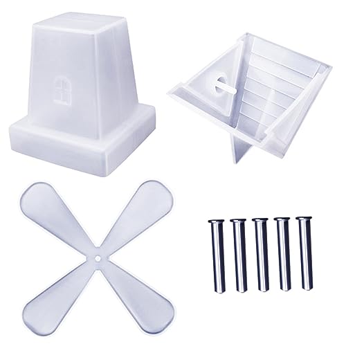 jojofuny 1Satz DIY Silikonform für Rotierende Windmühlen Wiederverwendbare Flexible Gießform für Handwerksprojekte für und DIY Projekte mit Familie und Freunden von jojofuny