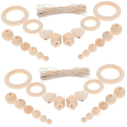 jojofuny 1Satz Holzperlen Runde Holzperlen für Schmuckherstellung DIY Armbänder Halsketten Dekoration Naturnahe Farben für Bastelprojekte jojofuny 1Satz Holzperlen Runde Holzperlen für Schmuckherstellung DIY Armbänder Halsketten Dekoration Naturnahe Farben für Bastelprojekte von jojofuny