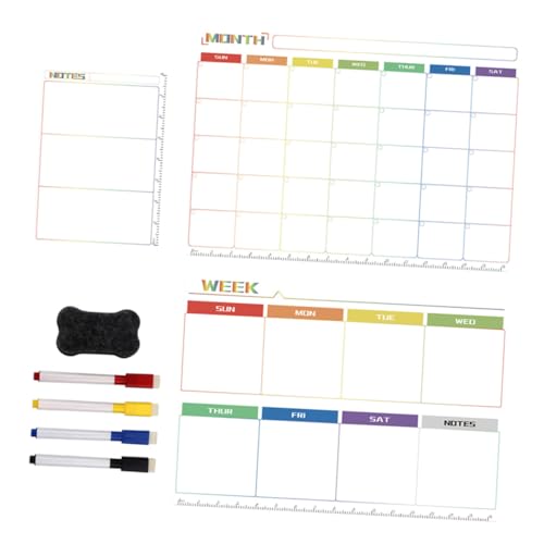 jojofuny 1Satz Magnetischer Notizblock Kalender für Kühlschrank Abwischbare Planplatte zur Essensplanung Einkaufsliste und Haushaltsorganisation Kompatibel mit Allen Kühlschränken jojofuny 1Satz Magnetischer Notizblock Kalender für Kühlschrank Abwischbare Planplatte zur Essensplanung Einkaufsliste und Haushaltsorganisation Kompatibel mit Allen Kühlschränken von jojofuny