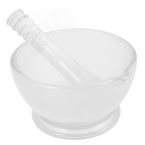 jojofuny 1Satz Mahlschüssel mit Stößel Set Stabil und Rutschfest für Gewürze und Chemische Langlebiges Ergonomisches Design für Einfache Handhabung jojofuny 1Satz Mahlschüssel mit Stößel Set Stabil und Rutschfest für Gewürze und Chemische Langlebiges Ergonomisches Design für Einfache Handhabung von jojofuny