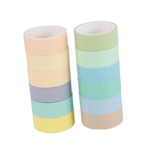 jojofuny 1Satz Washi Papierband Dekoratives Klebeband für Geschenkverpackungen Scrapbooking Fotoalbumgestaltung und Bastelprojekte von jojofuny