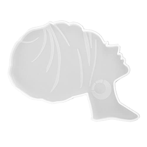 jojofuny 1Stück DIY Silikonform für Untersetzer Damenform Gießform für Becher für Epoxidharz Projekte und Vielseitig Einsetzbar für Verschiedene von jojofuny