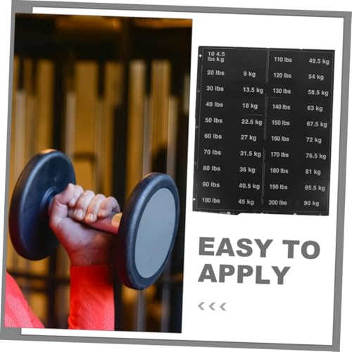 jojofuny 2 Blätter Gewichtsaufkleber Hochklebende Gewichtsetiketten für Fitnessstudio Geräte Klare Zahlenaufkleber für Kettlebells Hanteln und Gewichtsstapel Robuste Selbstklebende Labels jojofuny 2 Blätter Gewichtsaufkleber Hochklebende Gewichtsetiketten für Fitnessstudio Geräte Klare Zahlenaufkleber für Kettlebells Hanteln und Gewichtsstapel Robuste Selbstklebende Labels von jojofuny
