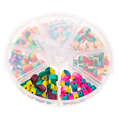 jojofuny 2 Boxen Farben Regenbogen Herz Spacer Perlen Polymer Clay Lose Perlen für Diy Schmuckherstellung Armbänder Ohrringe Halsketten Bastelperlen jojofuny 2 Boxen Farben Regenbogen Herz Spacer Perlen Polymer Clay Lose Perlen für Diy Schmuckherstellung Armbänder Ohrringe Halsketten Bastelperlen von jojofuny
