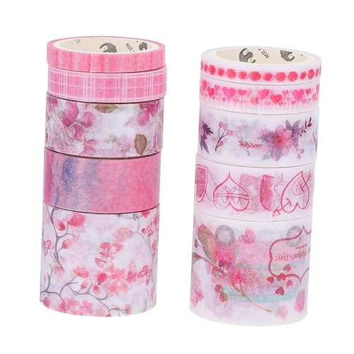 jojofuny 2 Handbuch-Aufkleber selbstklebend für dekoratives Klebeband Klebstoff klebrig breit DIY Klebeband DIY liefert Scrapbook-Washi-Tape Scrapbooking-Dekorationszubehör Papier Rosig jojofuny 2 Handbuch-Aufkleber selbstklebend für dekoratives Klebeband Klebstoff klebrig breit DIY Klebeband DIY liefert Scrapbook-Washi-Tape Scrapbooking-Dekorationszubehör Papier Rosig von jojofuny