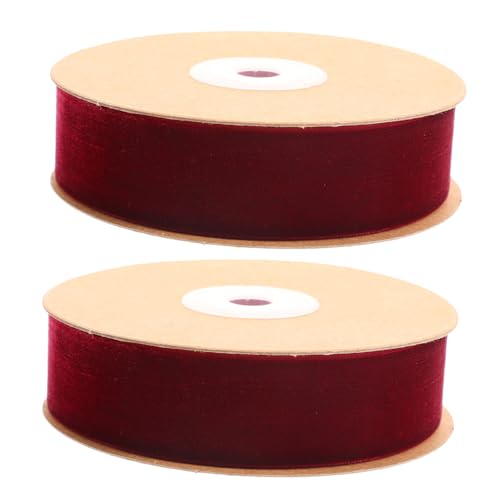 jojofuny 2 Rollen Breites DIY Geschenkband für Dekoration Geschenkverpackung und Haarschmuck Weinrot pro Packung jojofuny 2 Rollen Breites DIY Geschenkband für Dekoration Geschenkverpackung und Haarschmuck Weinrot pro Packung von jojofuny