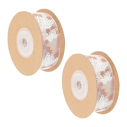 jojofuny 2 Rollen Dekorative Geschenkband Zuschneidbares Multifunktionales Satinband für DIY Festdekoration Verpackungen und Bastelprojekte jojofuny 2 Rollen Dekorative Geschenkband Zuschneidbares Multifunktionales Satinband für DIY Festdekoration Verpackungen und Bastelprojekte von jojofuny