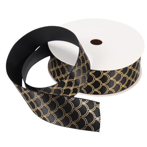 jojofuny 2 Rollen Dekoratives Geschenkbänder DIY Schleifenband Polyester für Geschenkverpackungen Hochzeiten Partys und Feste Vielseitig und Leicht von jojofuny