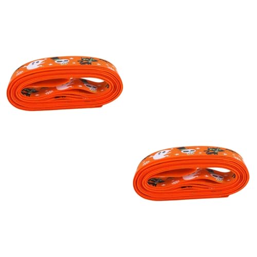 jojofuny 2 Rollen Halloween Geschenkband Orange mit Geistermotiv Dekoratives Satinband für Geschenkverpackung Basteln und Partydekoration Langlebiges DIY Schleifenband für Festlichkeiten jojofuny 2 Rollen Halloween Geschenkband Orange mit Geistermotiv Dekoratives Satinband für Geschenkverpackung Basteln und Partydekoration Langlebiges DIY Schleifenband für Festlichkeiten von jojofuny