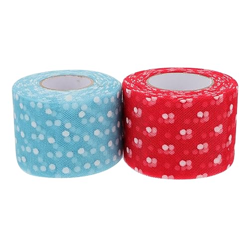 jojofuny 2 Rollen Hintergrund Nähen Für Diy Artikel Netzgarn Netzgarnmaterial Punktmuster Netzgarn Polyester-netzgarn Handwerk Mesh Netzgarn Selber Machen Bastelnetzgarn 100% Polyester jojofuny 2 Rollen Hintergrund Nähen Für Diy Artikel Netzgarn Netzgarnmaterial Punktmuster Netzgarn Polyester-netzgarn Handwerk Mesh Netzgarn Selber Machen Bastelnetzgarn 100% Polyester von jojofuny