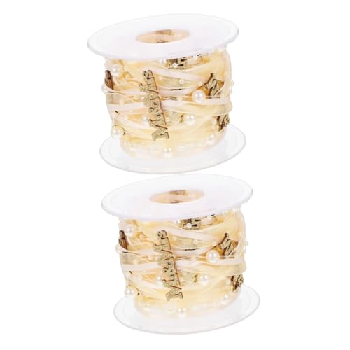 jojofuny 2 Rollen Hochzeitsdekorationsband groß Herstellung Bänder für Handwerk wünschen dekorativ Braut- Band für Geschenkverpackung Geschenkband Wickelband selber machen Polyester Golden jojofuny 2 Rollen Hochzeitsdekorationsband groß Herstellung Bänder für Handwerk wünschen dekorativ Braut- Band für Geschenkverpackung Geschenkband Wickelband selber machen Polyester Golden von jojofuny