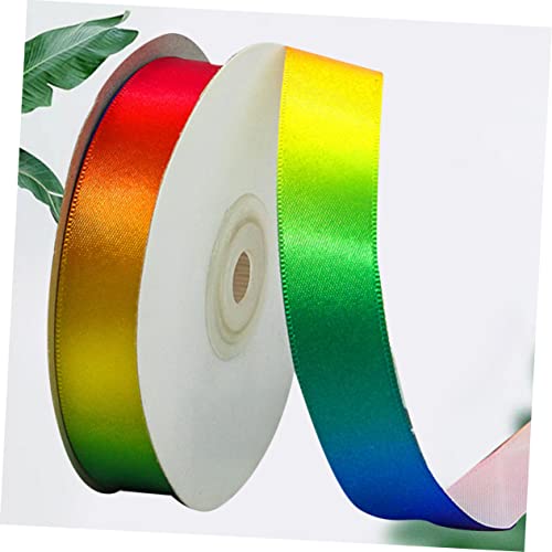 jojofuny 2 Rollen Regenbogen Geschenkband Hochdichtes Polyesterband Farbverlauf Ripsband für Diy Basteln Verpackung Kuchen Dekoration und Bekleidungszubehör jojofuny 2 Rollen Regenbogen Geschenkband Hochdichtes Polyesterband Farbverlauf Ripsband für Diy Basteln Verpackung Kuchen Dekoration und Bekleidungszubehör von jojofuny