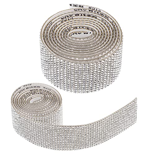 jojofuny 2 Rollen Selbstklebende Strassstreifen Glitzernde Rhinestone Ribbons für Diy Dekoration Reihig Breit für Hochzeiten Handwerk und Mehr jojofuny 2 Rollen Selbstklebende Strassstreifen Glitzernde Rhinestone Ribbons für Diy Dekoration Reihig Breit für Hochzeiten Handwerk und Mehr von jojofuny
