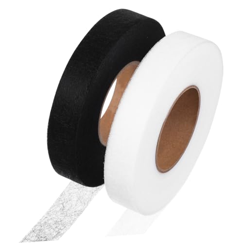 jojofuny 2 Rollen doppelseitiges Klebeband Saumklebebänder Nähen säumen Naht Vorhang Heißklebstoff zum Aufbügeln Kleiderband Stoffkleber Stoffband Saumband für Kleidung jojofuny 2 Rollen doppelseitiges Klebeband Saumklebebänder Nähen säumen Naht Vorhang Heißklebstoff zum Aufbügeln Kleiderband Stoffkleber Stoffband Saumband für Kleidung von jojofuny