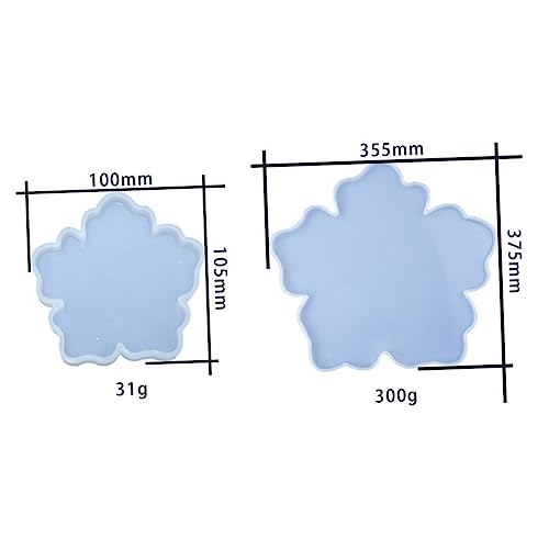 jojofuny 2 STÜCK Teiliges DIY Silikonformset für Kreative Blumenuntersetzer und Pendants Epoxidharz Gießform für Heimwerkerprojekte für Studio und Zuhause Weiße Farbe S jojofuny 2 STÜCK Teiliges DIY Silikonformset für Kreative Blumenuntersetzer und Pendants Epoxidharz Gießform für Heimwerkerprojekte für Studio und Zuhause Weiße Farbe S von jojofuny