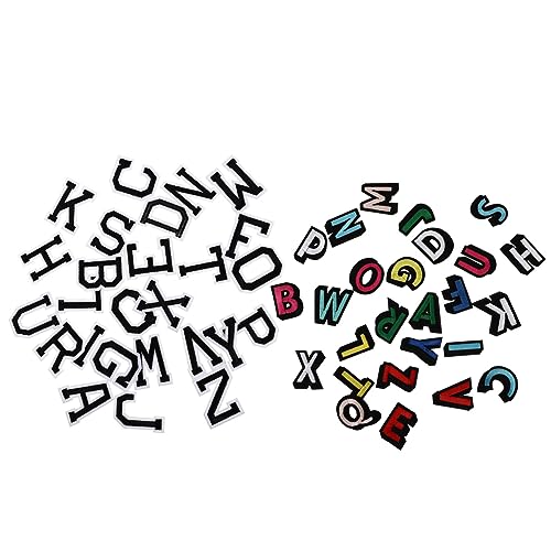 jojofuny 2 Sätze Alphabet Aufnäher von Bügel Patches für Diy Kleidung Schwarze und Weiße Applikationen Langlebig und Kreativ für Designs jojofuny 2 Sätze Alphabet Aufnäher von Bügel Patches für Diy Kleidung Schwarze und Weiße Applikationen Langlebig und Kreativ für Designs von jojofuny