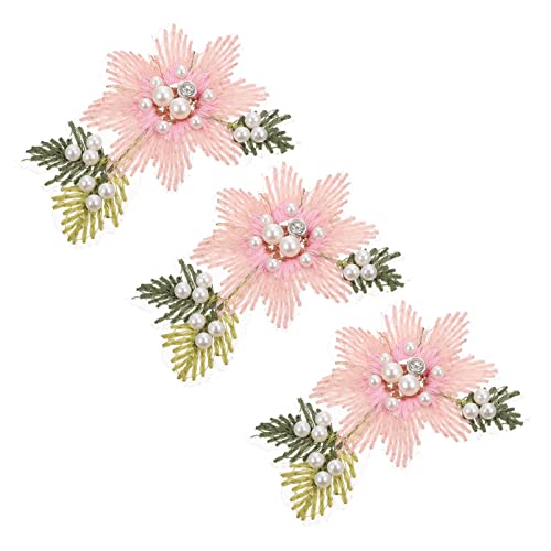 jojofuny 2 Sätze Blumenform Stickerei Applikationen Patches Zum Aufnähen Für Diy Kleidung Taschen Hüte Und Schuhe Für Reparaturen Und Kreative Dekoration 3 Stücke * 2 von jojofuny