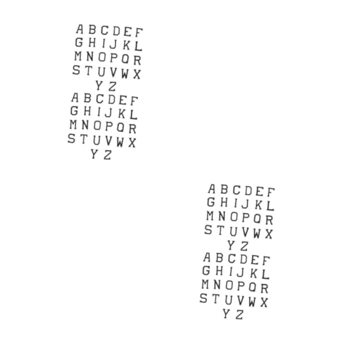 jojofuny 2 Sätze Bügelbilder Buchstaben Patches Für Kleidung Diy Buchstaben Applikationen Für Kreative Designs Geeignet Für Jacken Taschen Und Bastelprojekte 52 Stück * 2 von jojofuny