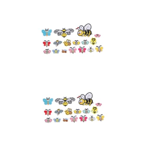 jojofuny 2 Sätze Cartoon Bienen Patches Zum Aufbügeln Oder Niedliche Applikationen Für Kleidung Taschen Und Diy Projekte Bastelideen Für Erwachsene 34 Stück * 2 jojofuny 2 Sätze Cartoon Bienen Patches Zum Aufbügeln Oder Niedliche Applikationen Für Kleidung Taschen Und Diy Projekte Bastelideen Für Erwachsene 34 Stück * 2 von jojofuny