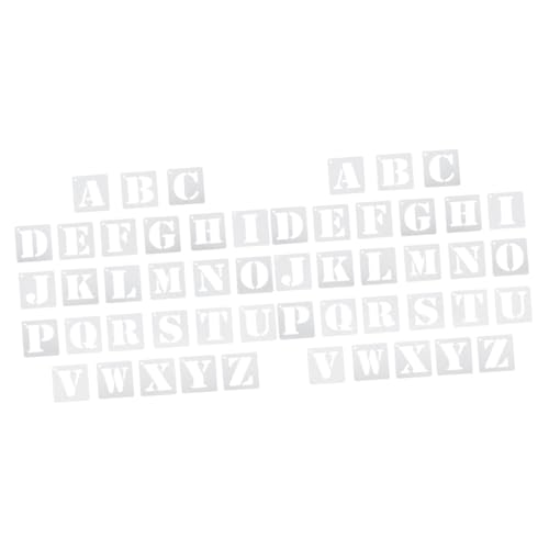 jojofuny 2 Sätze Diy Buchstaben Schablonen für Großbuchstaben Lernspielzeug zur Verbesserung der Englischen Rechtschreibung Wiederverwendbare und Praktische Alphabet Schablonen für Sicheres jojofuny 2 Sätze Diy Buchstaben Schablonen für Großbuchstaben Lernspielzeug zur Verbesserung der Englischen Rechtschreibung Wiederverwendbare und Praktische Alphabet Schablonen für Sicheres von jojofuny