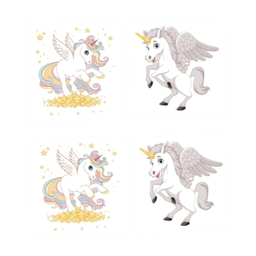 jojofuny 2 Sätze Diy Einhorn Aufnäher Teiliges Bunter Patch Für Kleidung Taschen Und Hochwertige Drucke Zur Individuellen Gestaltung Und Reparatur Von Jeansjacken Shirts Und 2 Stück * 2 von jojofuny