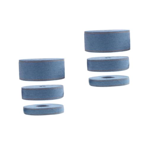 jojofuny 2 Sätze Diy Geschenkband Jeansstoff Teiliges Und Vielseitig Einsetzbar Für Handwerksprojekte Dekoration Und Bastelbedarf 3 Stücke * 2 jojofuny 2 Sätze Diy Geschenkband Jeansstoff Teiliges Und Vielseitig Einsetzbar Für Handwerksprojekte Dekoration Und Bastelbedarf 3 Stücke * 2 von jojofuny
