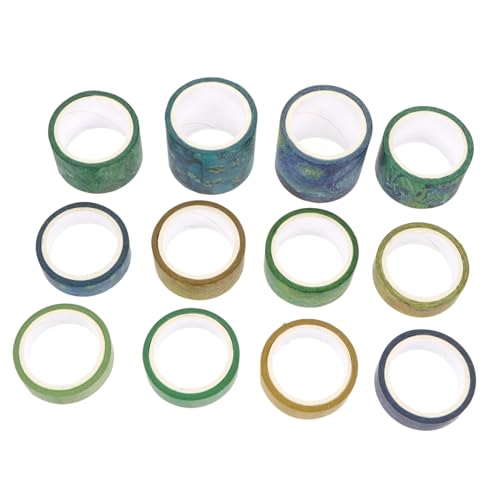 jojofuny 2 Sätze Diy Scrapbooking Klebebänder Dekorative Washi Tapes Für Notizbuch Tagebuch Und Bastelprojekte Selbstklebend Leicht Abreißbar Langlebigem Papier 12 Rollen * 2 jojofuny 2 Sätze Diy Scrapbooking Klebebänder Dekorative Washi Tapes Für Notizbuch Tagebuch Und Bastelprojekte Selbstklebend Leicht Abreißbar Langlebigem Papier 12 Rollen * 2 von jojofuny