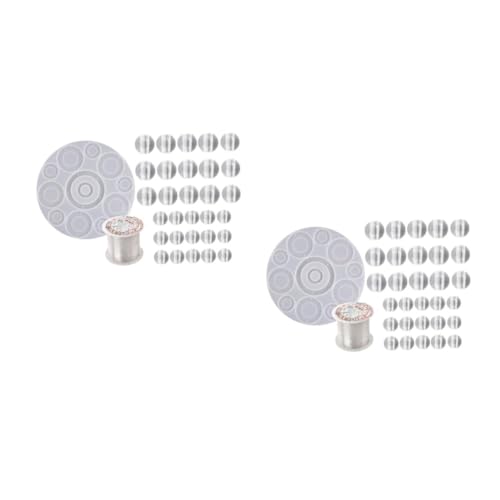 jojofuny 2 Sätze Diy Silikonform Set für Windspiele Flexible Epoxidharz Gießform für Kreative Bastelprojekte zur Herstellung von Dekorationen für Zuhause Garten und Strand von jojofuny