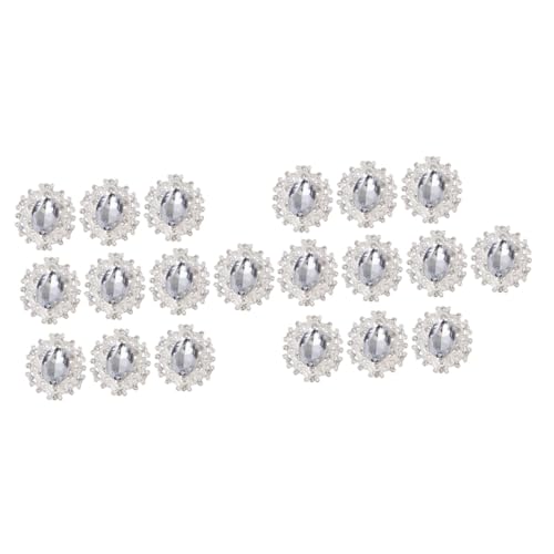 jojofuny 2 Sätze Diy Strass Schmuck Zubehör Handgefertigte Broschen Ornamente Für Kleidung Für Bastelprojekte Und Besondere Anlässe 10 Stück * 2 von jojofuny
