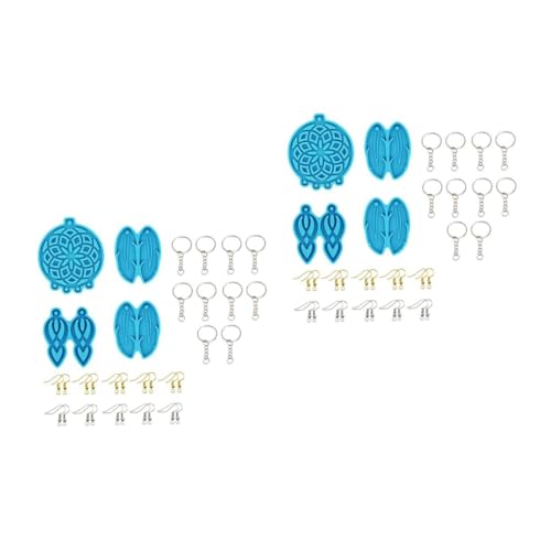 jojofuny 2 Sätze Dream Catcher Silikonform Diy Epoxidharz Gießform für Windspiele Schlüsselanhänger und Mehr für Handwerksprojekte und von jojofuny