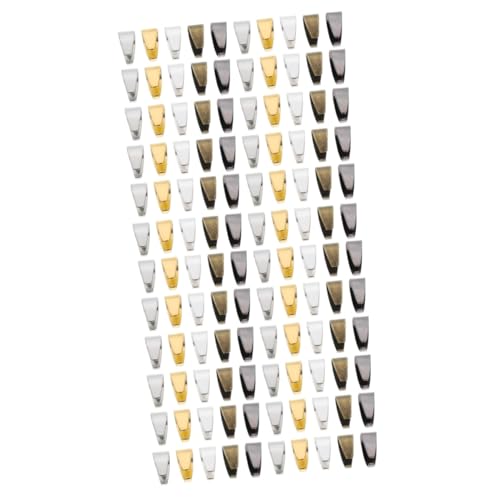 jojofuny 2 Sätze Eisen Schmuckverschluss Verbindungselemente Für Diy Und Armbänder Silber Gold Schwarz Antik Bronze Weiß Pro Packung Für Kreative Schmuckherstellung 500 Stück * 2 von jojofuny
