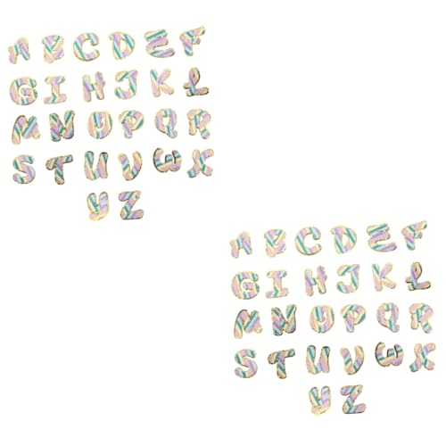 jojofuny 2 Sätze Englische Alphabet Patches Aufbügelbare Diy Applikationen Für Kleidung Hüte Jacken Mehrfarbige Buchstabenflicken Für Designs Und Reparaturen 26 Stück * 2 jojofuny 2 Sätze Englische Alphabet Patches Aufbügelbare Diy Applikationen Für Kleidung Hüte Jacken Mehrfarbige Buchstabenflicken Für Designs Und Reparaturen 26 Stück * 2 von jojofuny