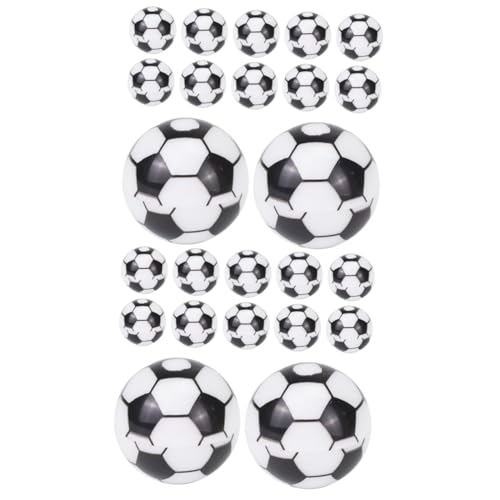 jojofuny 2 Sätze Fußballform Bleistiftmesser Netter Bleistiftschärfer Pflicht Party Mini -fußball Kind Fußballschärfer Bleistifte Fußballbleistift Bleistiftform Stahl 20 Stück * 2 von jojofuny