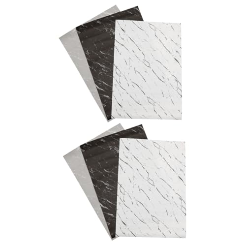 jojofuny 2 Sätze Geschenkpapier Dickes Marmorpapier Vielseitig Einsetzbar Für Seifenverpackungen Und Für Besondere Anlässe Wie Weihnachten Geburtstage Und Hochzeiten 3 Blätter * 2 von jojofuny