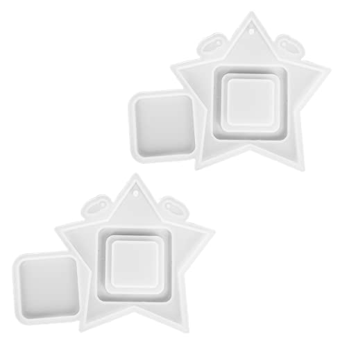 jojofuny 2 Sätze Gießform Sternform Fotorahmen Diy Resin Für Bastelprojekte Und Persönliche Hochwertigem Sanftem Gefertigt 2 Stücke * 2 jojofuny 2 Sätze Gießform Sternform Fotorahmen Diy Resin Für Bastelprojekte Und Persönliche Hochwertigem Sanftem Gefertigt 2 Stücke * 2 von jojofuny