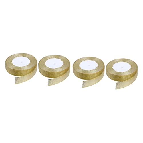 jojofuny 2 Sätze Goldenes Dekoband Glänzendes Geschenkband Für Feste Hochzeiten Und Bastelarbeiten Zum Verpacken Und Dekorieren Von Geschenken 2 Rollen * 2 jojofuny 2 Sätze Goldenes Dekoband Glänzendes Geschenkband Für Feste Hochzeiten Und Bastelarbeiten Zum Verpacken Und Dekorieren Von Geschenken 2 Rollen * 2 von jojofuny