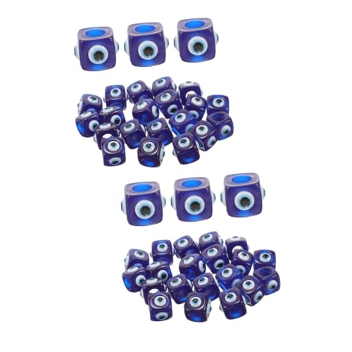 jojofuny 2 Sätze Handgefertigte Kunststoffperlen Perlen Des Bösen Blicks Schmuckzubehör Böse Augen Perlen Reiz Schmuck Diy Perlen Lose Perlen Für Schmuck Harz 20 Stück * 2 von jojofuny