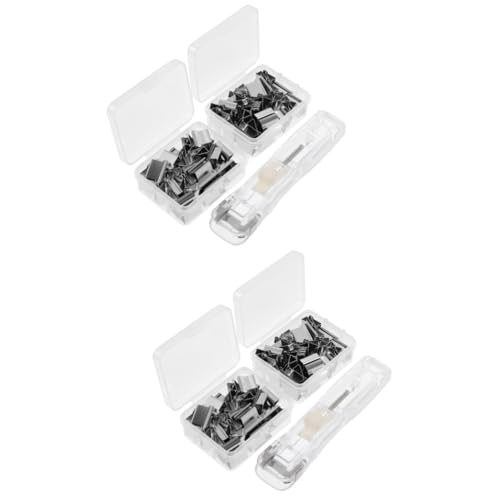 jojofuny 2 Sätze Hefterschieber Büro Papierclip -spender Wiederverwendbarer Klammerhefter Heftklammern Papier Hefter Für Schreibtisch Hefter Ohne Heftklammern Plastik jojofuny 2 Sätze Hefterschieber Büro Papierclip -spender Wiederverwendbarer Klammerhefter Heftklammern Papier Hefter Für Schreibtisch Hefter Ohne Heftklammern Plastik von jojofuny