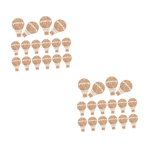 jojofuny 2 Sätze Heißluftballon Holzstücke Für Bastelarbeiten Diy Holzformen Für Projekte Glatte Oberfläche Leicht Für Dekorationen Und Kinderhandwerk Für Feste Und Feiertage 30 Stück * 2 jojofuny 2 Sätze Heißluftballon Holzstücke Für Bastelarbeiten Diy Holzformen Für Projekte Glatte Oberfläche Leicht Für Dekorationen Und Kinderhandwerk Für Feste Und Feiertage 30 Stück * 2 von jojofuny