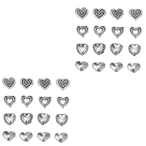 jojofuny 2 Sätze Herzförmige Perlen Accessoires Für Halsketten in Herzform Lose Perlenherzen Schmuck Herstellen Bastelbedarf Armschlinge Spacer Perlen Halskette Perlen Metall 100 Stück * 2 jojofuny 2 Sätze Herzförmige Perlen Accessoires Für Halsketten in Herzform Lose Perlenherzen Schmuck Herstellen Bastelbedarf Armschlinge Spacer Perlen Halskette Perlen Metall 100 Stück * 2 von jojofuny