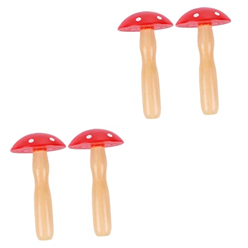 jojofuny 2 Sätze Holz Mushroom Stopfwerkzeug Nähgerät Für Zuhause Tragbar Und Leicht Für Diy Projekte Und Reparaturen Von Kleidung 2 Stücke * 2 von jojofuny