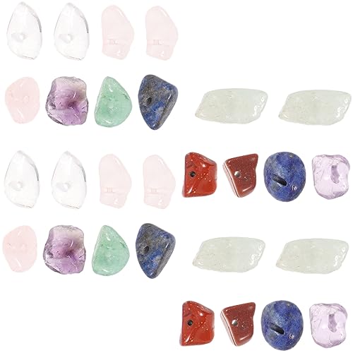 jojofuny 2 Sätze Irreguläre Naturstein Perlen Box Dekorative Loose Beads für Diy Schmuckherstellung Armbänder und Bastelprojekte von jojofuny