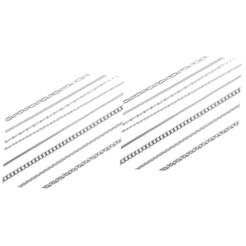 jojofuny 2 Sätze Kette Teiliges Für Diy Schmuckherstellung Langlebige Gliederkette Für Armbänder Anpassbare Ketten Für Bastelprojekte Für 8 Stücke * 2 jojofuny 2 Sätze Kette Teiliges Für Diy Schmuckherstellung Langlebige Gliederkette Für Armbänder Anpassbare Ketten Für Bastelprojekte Für 8 Stücke * 2 von jojofuny