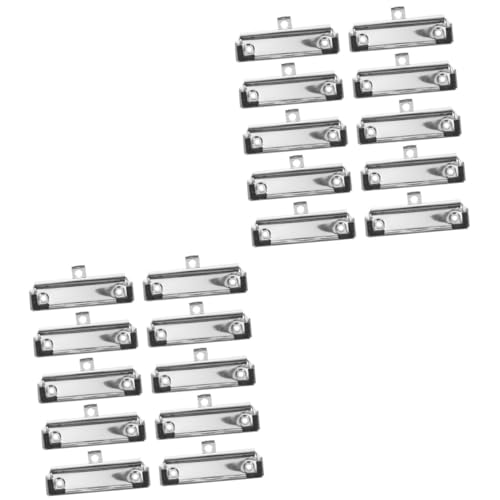 jojofuny 2 Sätze Klemmbrett Clip Teiliges Metall Clips Mit Gummigriff Für Bürobedarf Heavy Duty Dokumentenhalter Für Memos Und Notizen Für Ordner Und Hängesysteme 15 Stück * 2 jojofuny 2 Sätze Klemmbrett Clip Teiliges Metall Clips Mit Gummigriff Für Bürobedarf Heavy Duty Dokumentenhalter Für Memos Und Notizen Für Ordner Und Hängesysteme 15 Stück * 2 von jojofuny