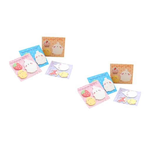 jojofuny 2 Sätze Kreative Selbstklebende Notizblöcke Farbige Memo Pads Für Büro Schule Und Zuhause Orange Blau Praktische Haftnotizen Für Listen Und Erinnerungen 20 Stück * 2 von jojofuny