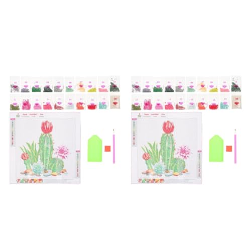 jojofuny 2 Sätze Kreuzstich Stickset für Anfänger Diy Stickerei Set mit Buntem Kaktus Vollständiges Material für Handarbeiten und Wohnkultur Perfektes für Bastler jojofuny 2 Sätze Kreuzstich Stickset für Anfänger Diy Stickerei Set mit Buntem Kaktus Vollständiges Material für Handarbeiten und Wohnkultur Perfektes für Bastler von jojofuny