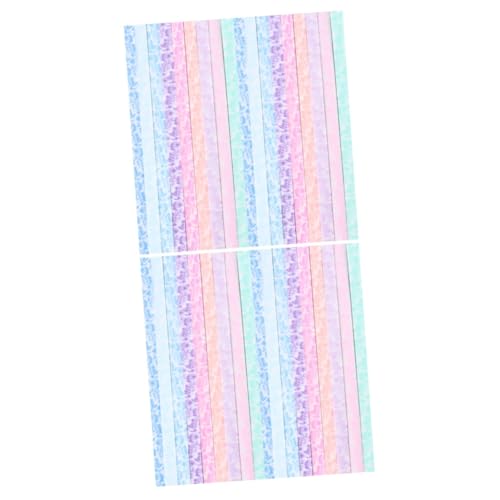 jojofuny 2 Sätze Nachtleuchtendes Origami Für Diy Bastelprojekte Faltpapiere Mit Mustern Für Bastelarbeiten Jede Farbe Zufällige Farbe 200 Stück * 2 von jojofuny